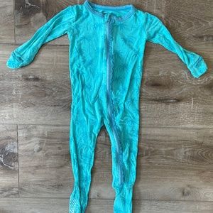 Kickee Pants, Footie Zippered Pajamas, Size 9-12 months